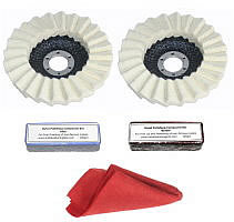 Felt Flap Disc Aluminium Polishing 130mm Kit