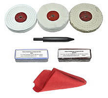Aluminium, Brass, Alloy Polishing Kit 4 inch Aluminium, Brass, Alloy Polishing Kit 4 inch