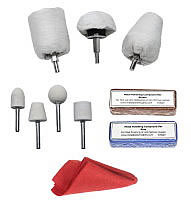 Mounted Cotton and Felt Bob Aluminium Polishing Kit