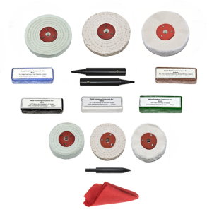 Bench Grinder and Electric Drill Metal Polishing Kit