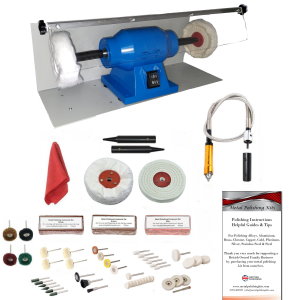 150W Jewellery Polishing Machine In A Cabinet With A Flexible Drive Shaft