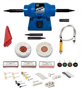 150W Jeweller Polishing Machine With Flexible Drive Shaft