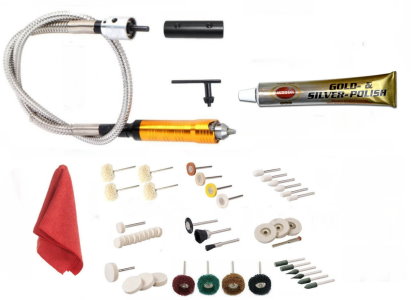 Bench Grinder Add-on Jewellery Polishing Flexible Drive Polishing Kit