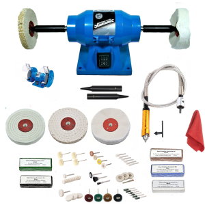 150W Metal Polishing Machine With Flexible Drive Shaft & Rotary Tool Bits