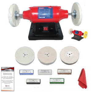 370W Sealey Polisher With Metal Polishing Kit
