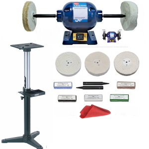 370W Metal Polishing Grinder On Draper Stand