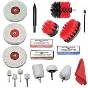 Car Motorbike Wheel Polishing & Cleaning Kit 77mm x 12mm