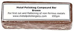 Metal Polishing Compound Bar - Brown