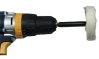 Drill Polishing Wheels Electric Drill With A Metal Polishing Wheel Attached