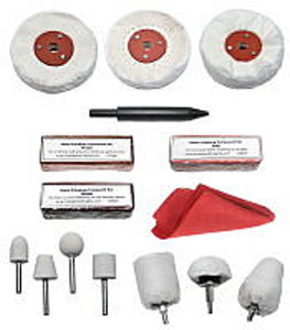 Jewellery Gold, Silver, Chrome Polishing Drill  Kit 77mm Deluxe