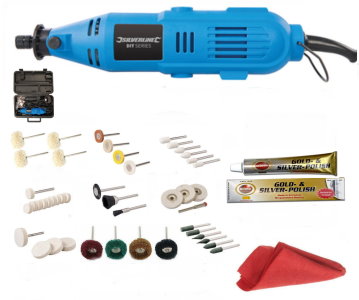 135W Jewellery Polishing Rotart Tool With Autosol Gold and Silver Polish