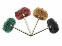 Rotary Tool Polishing Set - Scotch Brite Cleaning Tips