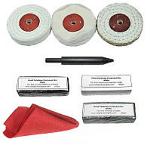 Stainless Steel Polishing Kit 77mm Polishing Wheels