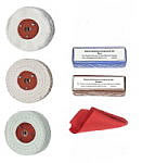 Aluminium Polishing Wheels and Compound Bars 3 inch
