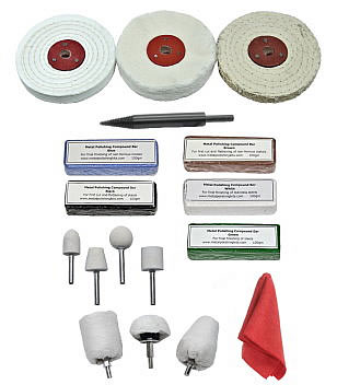 Metal Polishing Kits For Use With A Drill